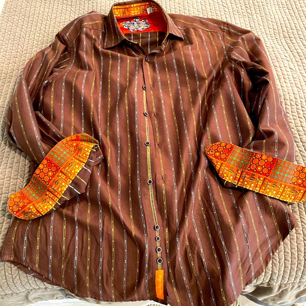 ROBERT GRAHAM MENS DRESS SHIRT